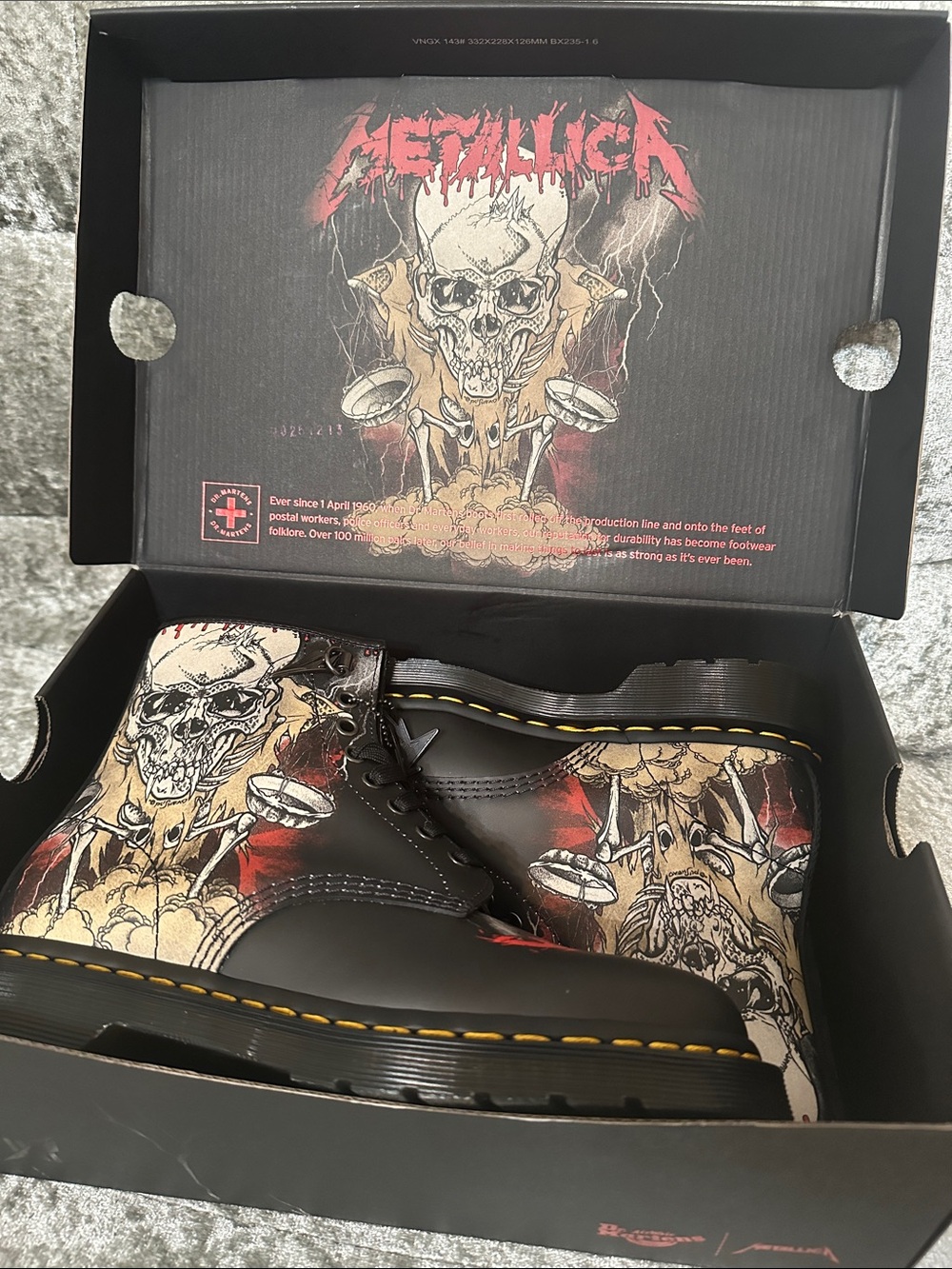 Dr Martens Metallica Boots Brand New Women’s Size 8/ Men’s Size 7